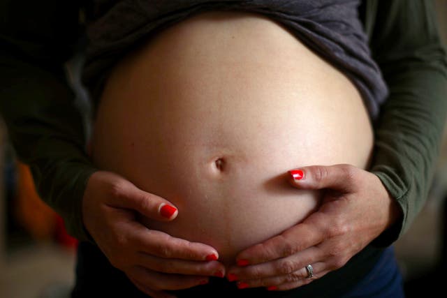 ‘Stress in pregnant women during the pandemic may impact their babies’ brains’ (Yui Mok/PA)