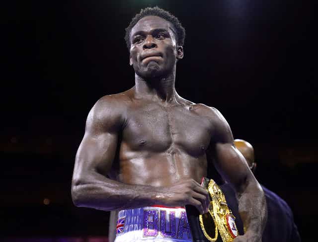 Joshua Buatsi extended his unbeaten record to 16 wins from as many fights last weekend (Adam Davy/PA)