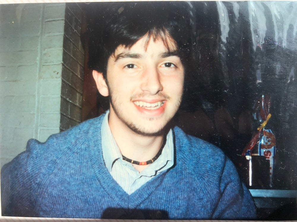 Alex Woolf at 21 at the University of Essex, Colchester, in 1985 (Collect/PA Real Life)