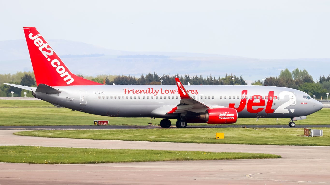 A Jet2 plane at Manchester airport [file picture]