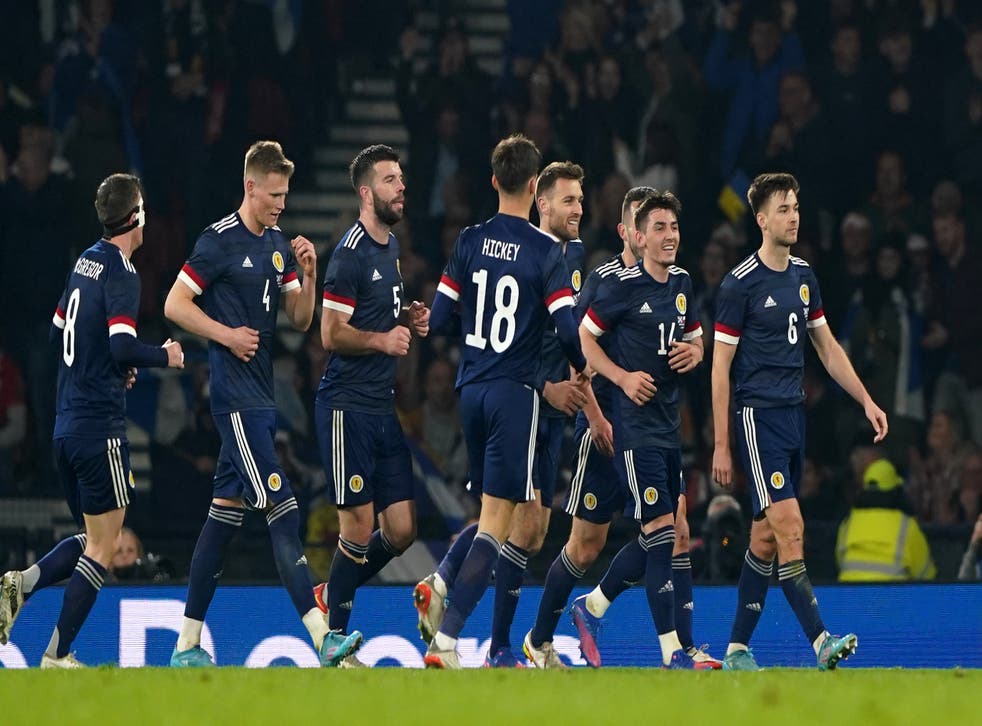Scotland will qualify for the final if they beat Ukraine on Thursday (Andrew Milligan/PA)