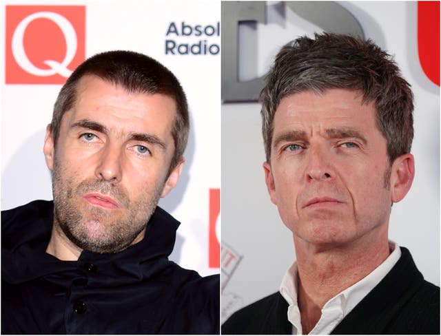 <p>Liam (left) and Noel Gallagher</p>