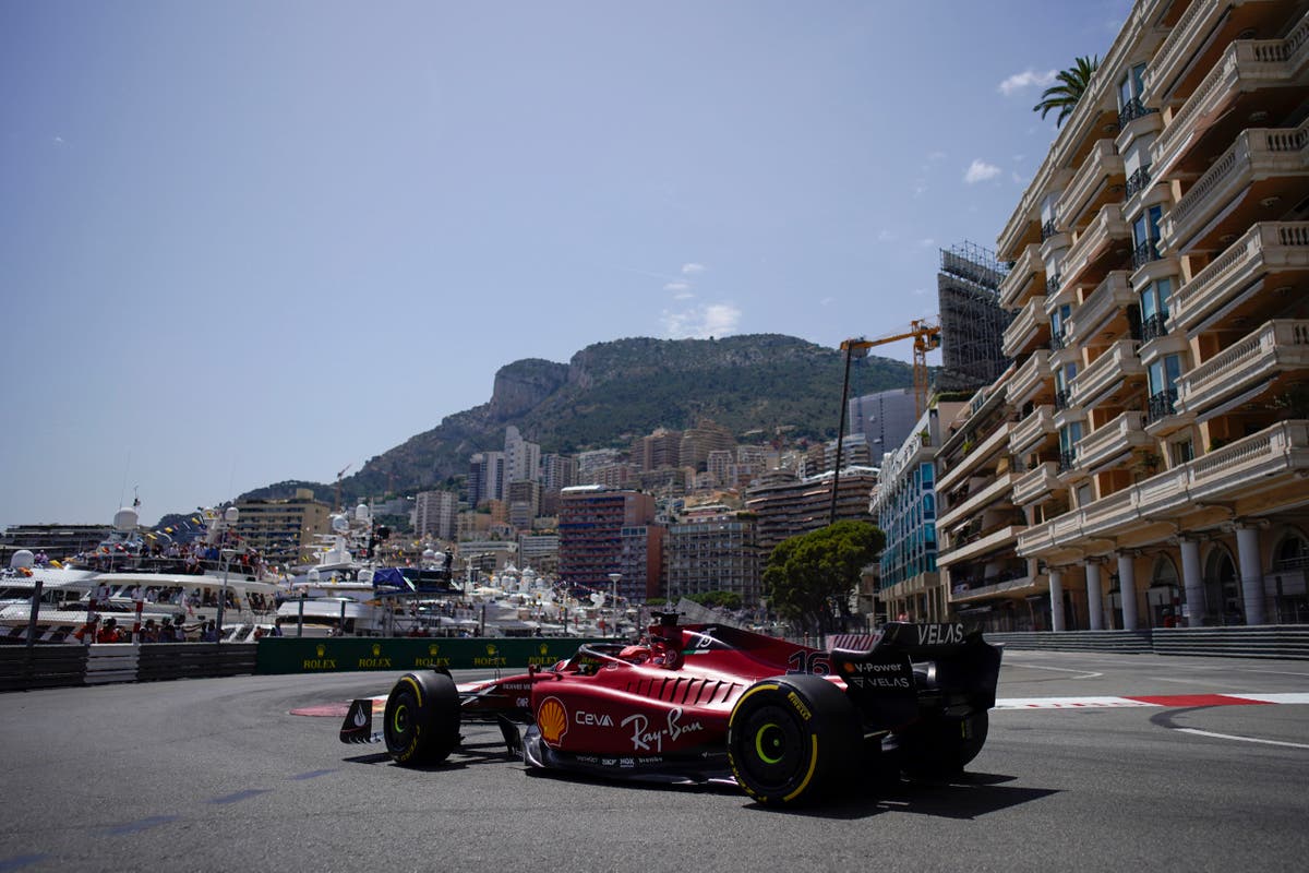 Charles Leclerc tops first practice for Ferrari at home grand prix in