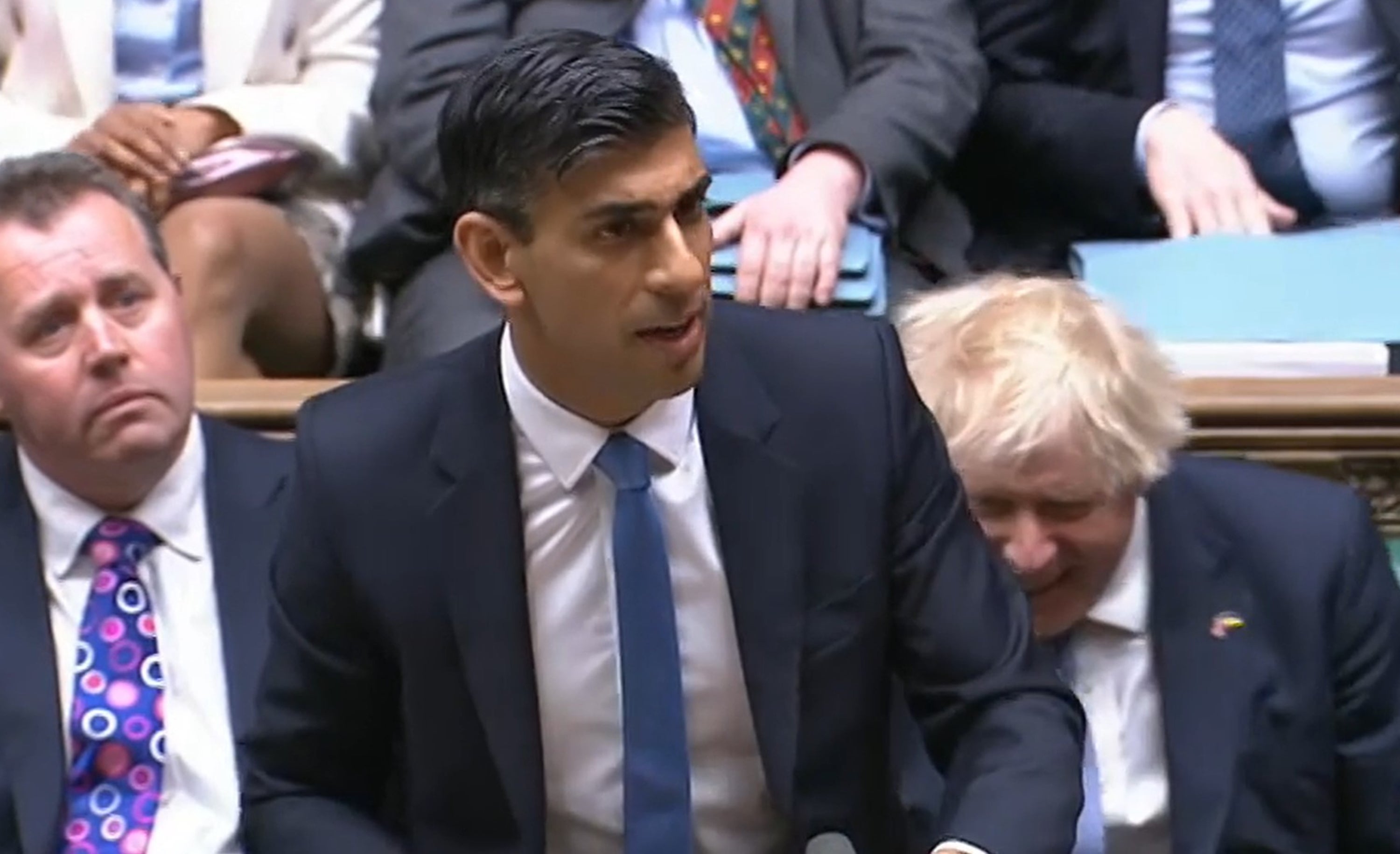 Rishi Sunak announced a new raft of measures to tackle the cost of living crisis on Thursday (House of Commons/PA)