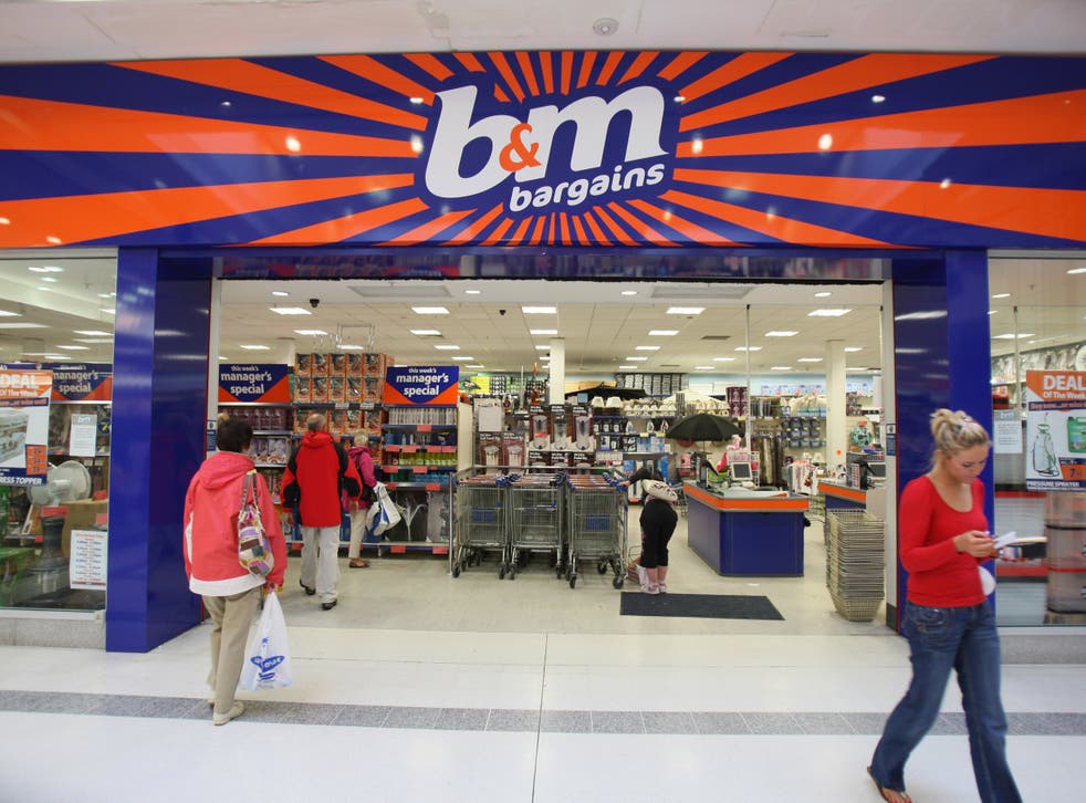 B&M has around 1,100 stores in the UK and France (Paul Faith/PA)