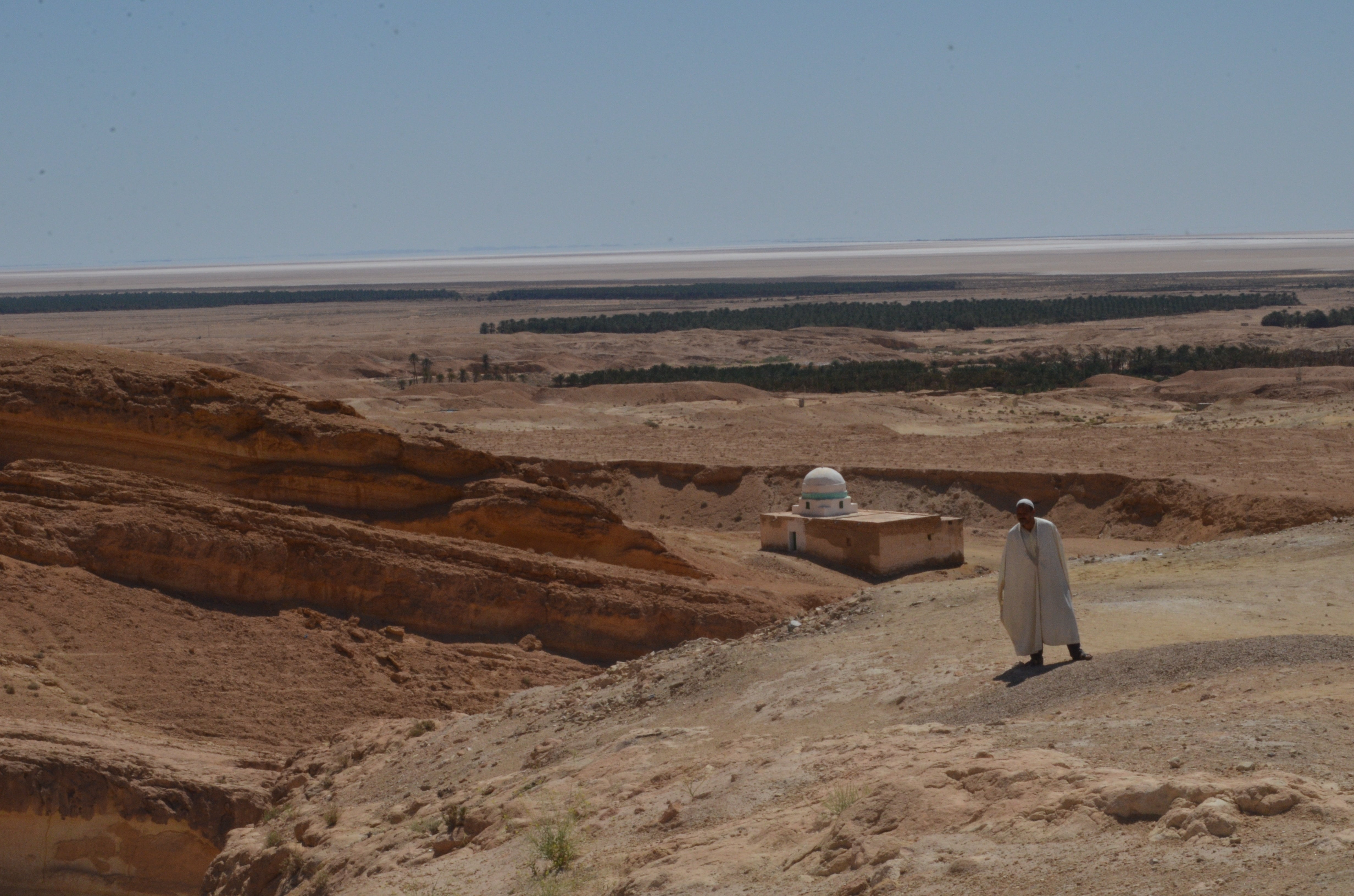 A caretaker of the site in Sidi Blouhel where, in the 1977 ‘Star Wars’ movie, Luke Skywalker looked down on the Tusken Raiders