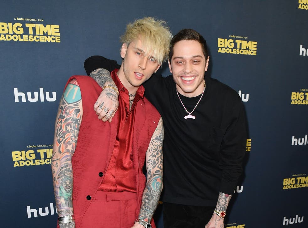 Machine Gun Kelly pranked Pete Davidson into crashing a party at Sandra  Bullock's house | The Independent