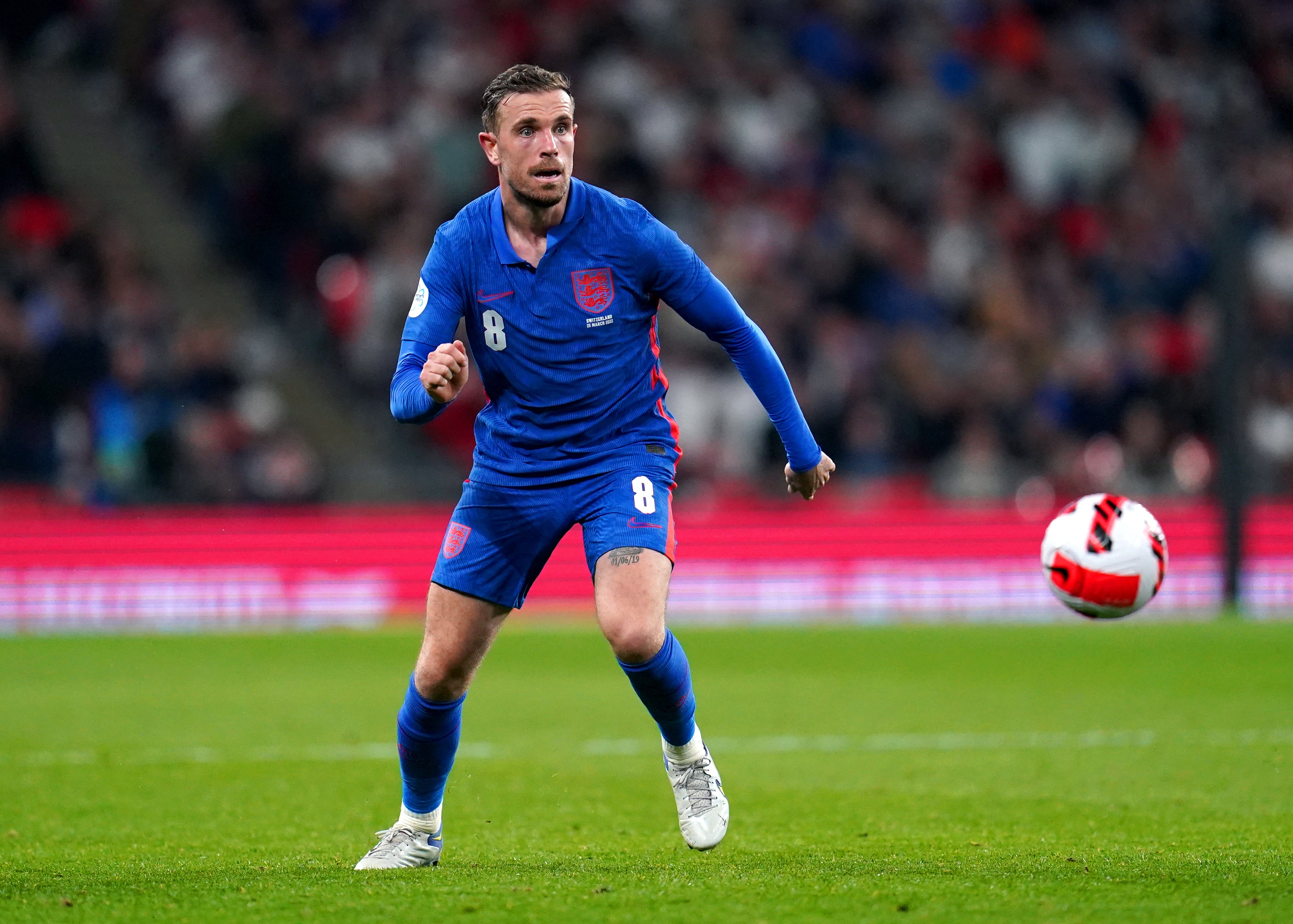 Jordan Henderson was rested from England duty next month, but Ian Baraclough says that is a luxury smaller nations like Northern Ireland do not have (Nick Potts/PA)