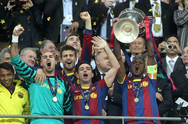 Barcelona beat Manchester United 3-1 to win the Champions League back in May 2011 (Nick Potts/PA)