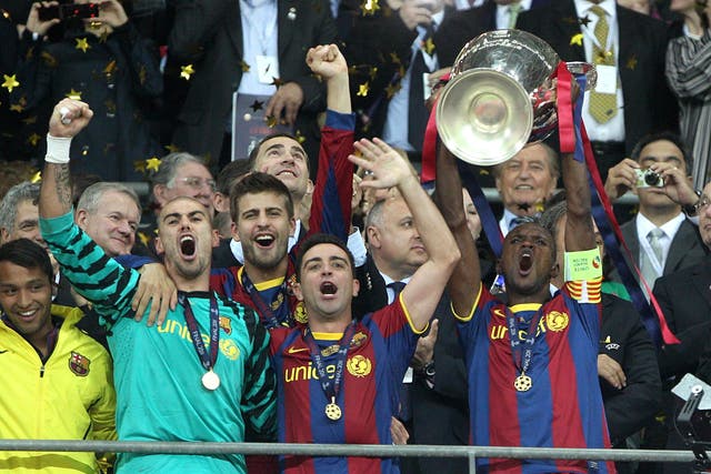 Barcelona beat Manchester United 3-1 to win the Champions League back in May 2011 (Nick Potts/PA)