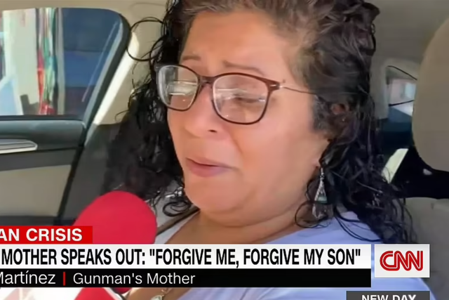 Adriana Martínez Reyes begs forgiveness for her son Salvador Ramos