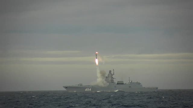 <p>Hypersonic weapons can travel at nine times the speed of sound</p>