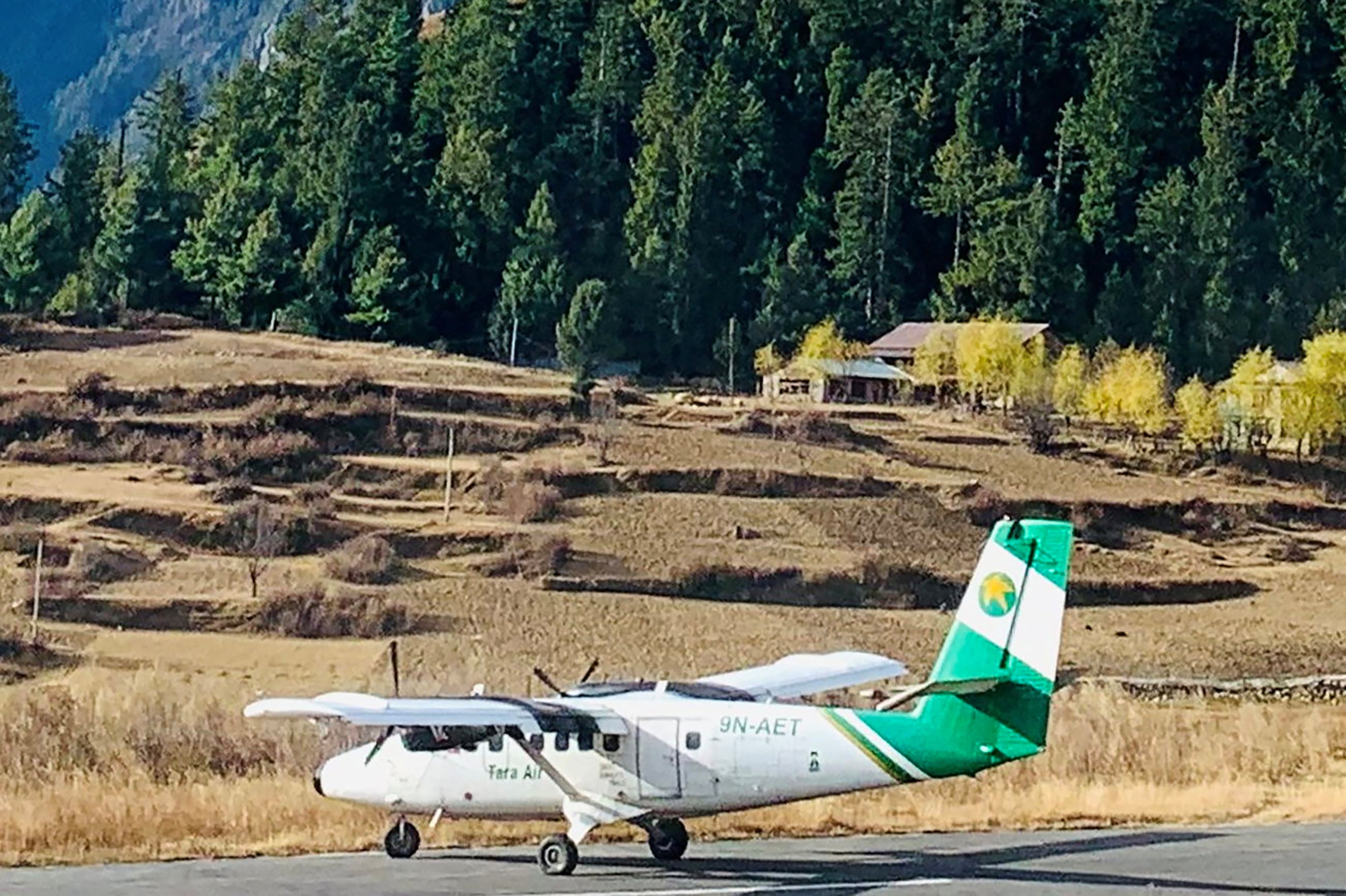 Handout image shows Tara Air's DHC-6 Twin Otter, tail number 9N-AET, in Simikot, Nepal on 1 December 2021