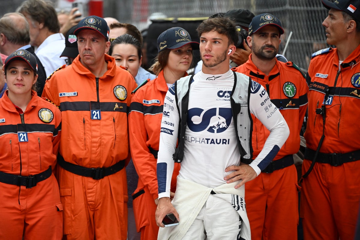F1 LIVE: Monaco Grand Prix updates as rain delays start with Charles Leclerc on pole