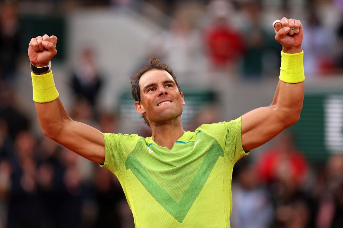 Rafa Nadal wins in five sets to set up French Open quarter-final clash with Novak Djokovic