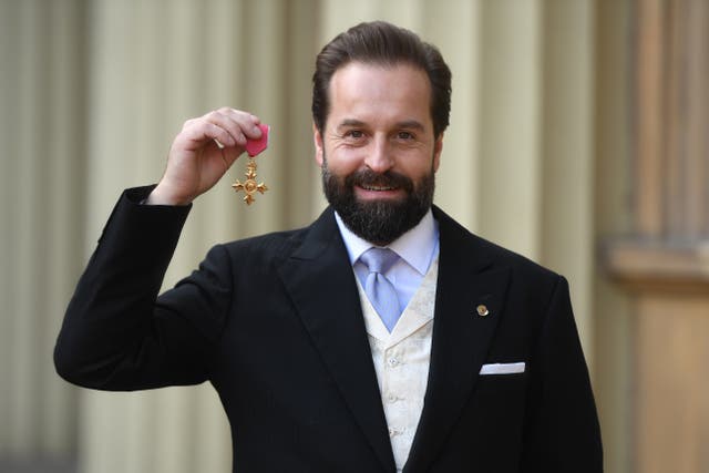 Alfie Boe with his OBE (Kirsty O’Connor/PA)