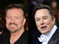 Ricky Gervais: Elon Musk defends comedian over controversial new Netflix special