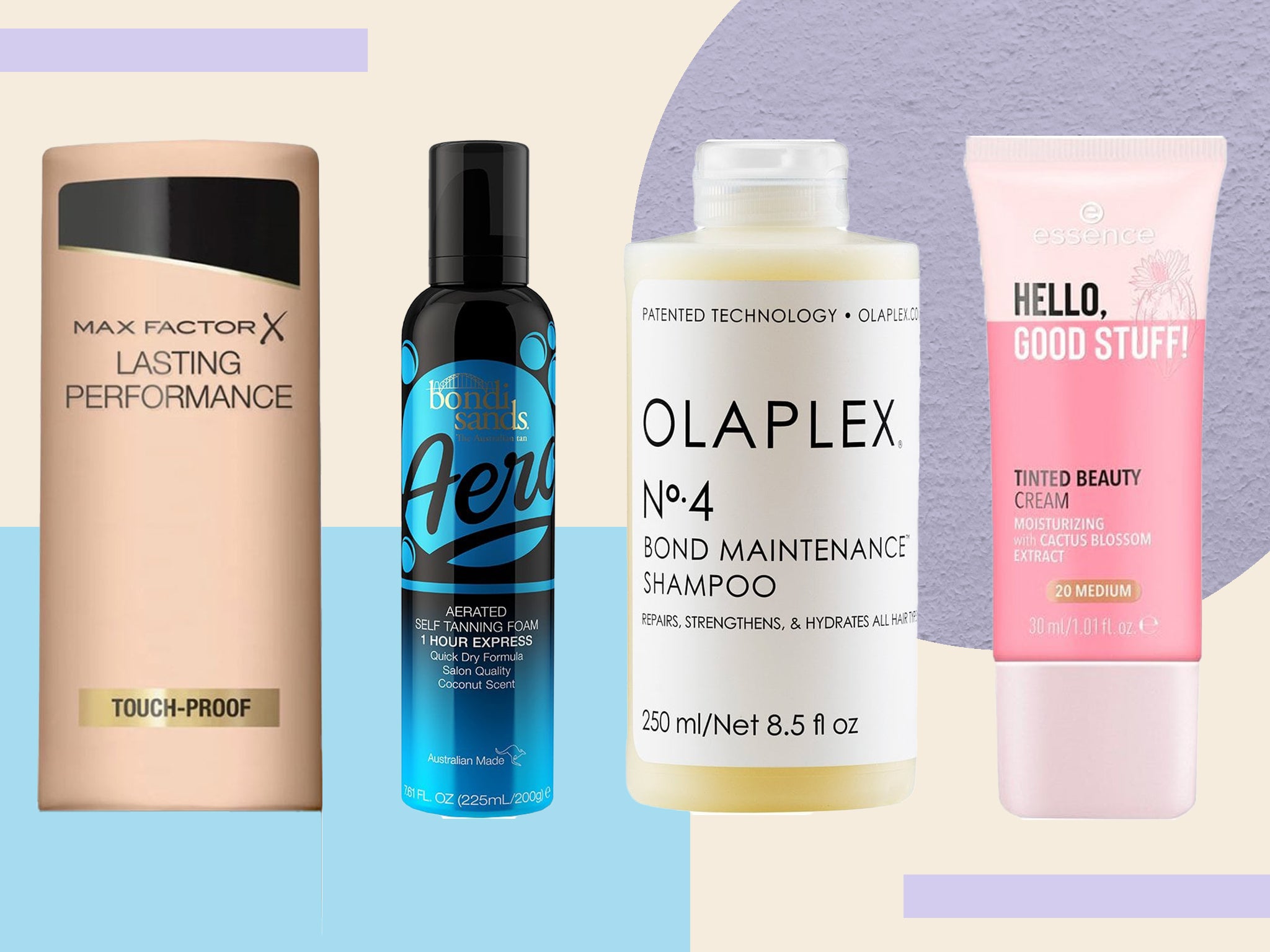 From self tan and shampoo to lip oils and foundation, there’s something for everyone
