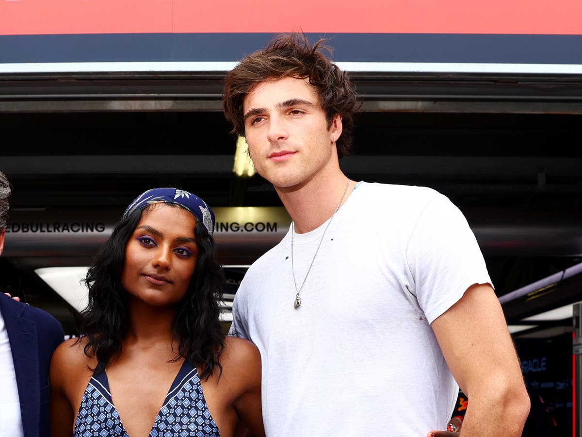Simone Ashley and Jacob Elordi deny interview to pundit ahead of Formula 1 Grand Prix Simone Ashley and Jacob Elordi deny interview to pundit ahead of Formula 1 Grand Prix
