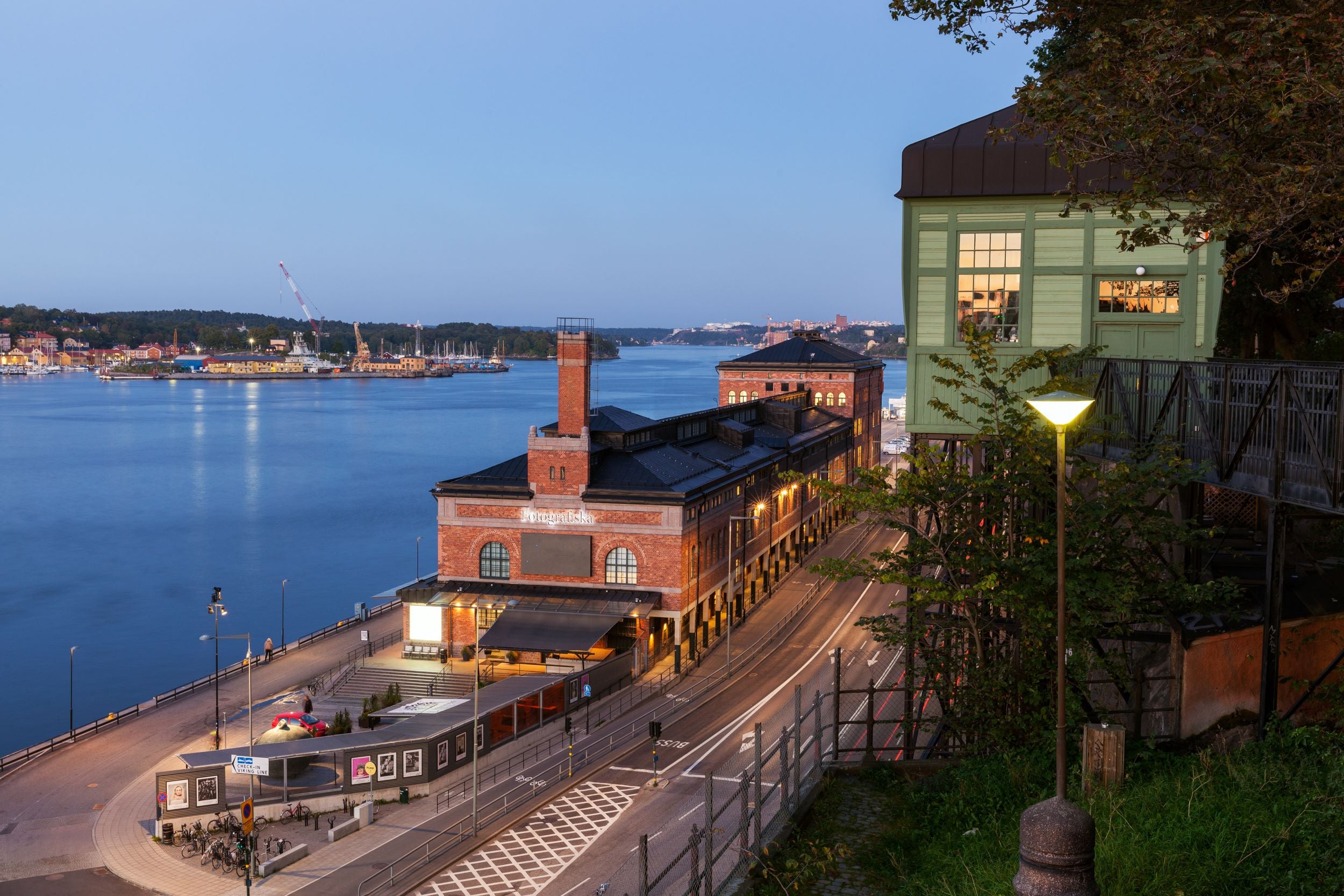Fotografiska is housed in the old Customs House building on Stockholm’s waterfront