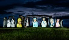 Queen photos projected onto Stonehenge and Marble Arch to celebrate Platinum Jubilee