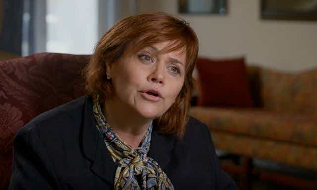 <p>The Duchess of Sussex’s half-sister, Samantha Markle, during a previous interview on Channel 5 (Channel 5/PA)</p>