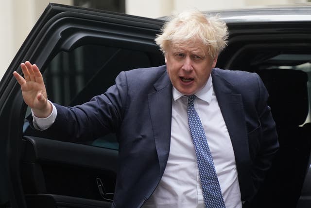 No 10 is under renewed pressure to reveal if Boris Johnson’s wife hosted a second lockdown party in the Downing Street flat after another senior Tory called on the Prime Minister to step down (Victoria Jones/PA)