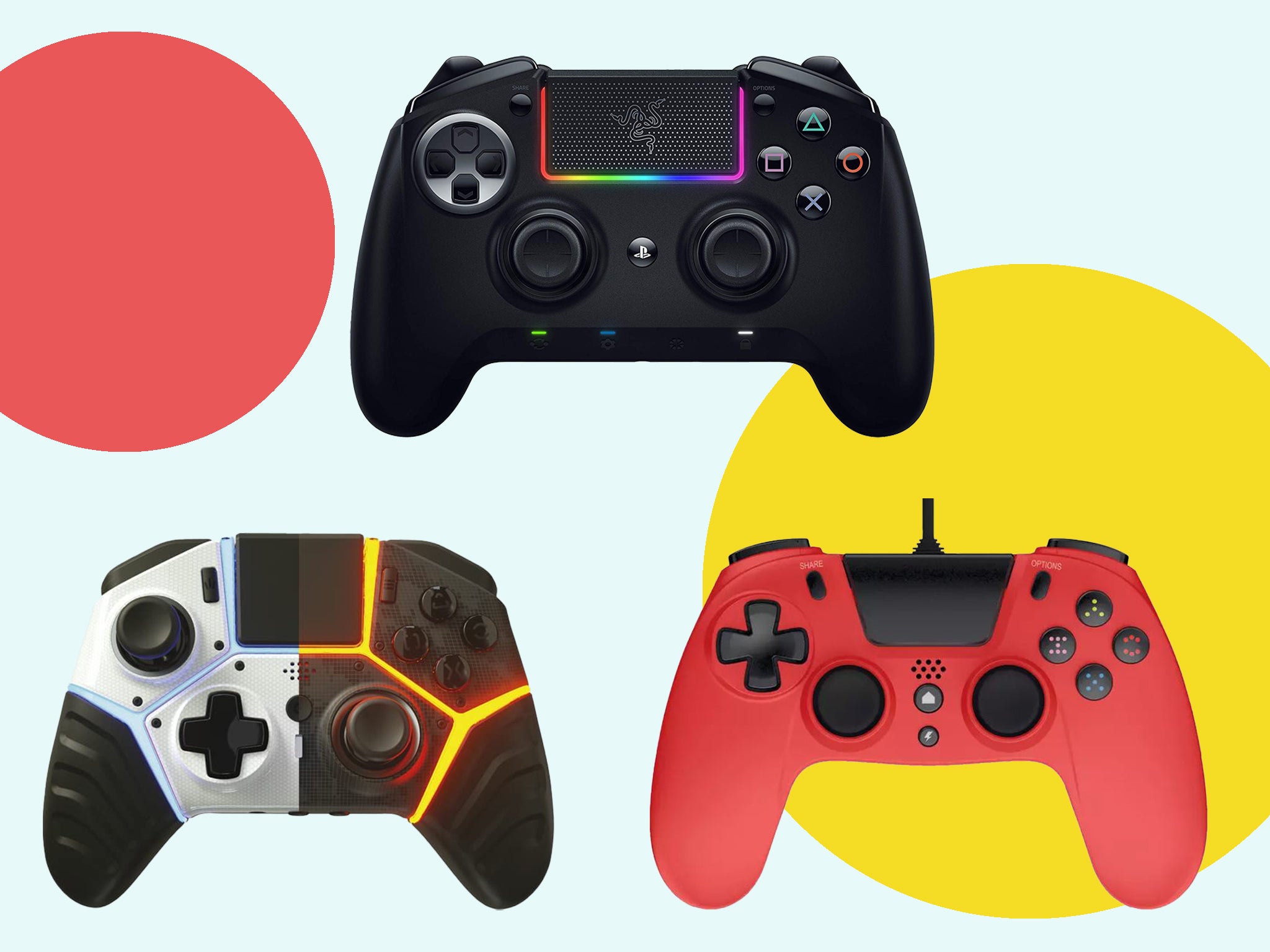 Brawl I øvrigt Perforering Best PS4 controllers 2022: Top gamepads and controllers from Sony, Razer  and more | The Independent