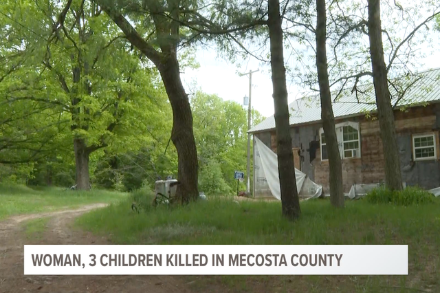 <p>The home where three children, all under 10 years old, and their mother were killed over the weekend in Austin Township, Michigan.</p>