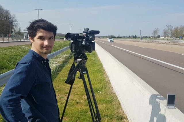 El camarógrafo y reportero francés Frederic Leclerc-Imhoff, de 32 años, murió en el este de Ucrania el 30 de mayo de 2022.