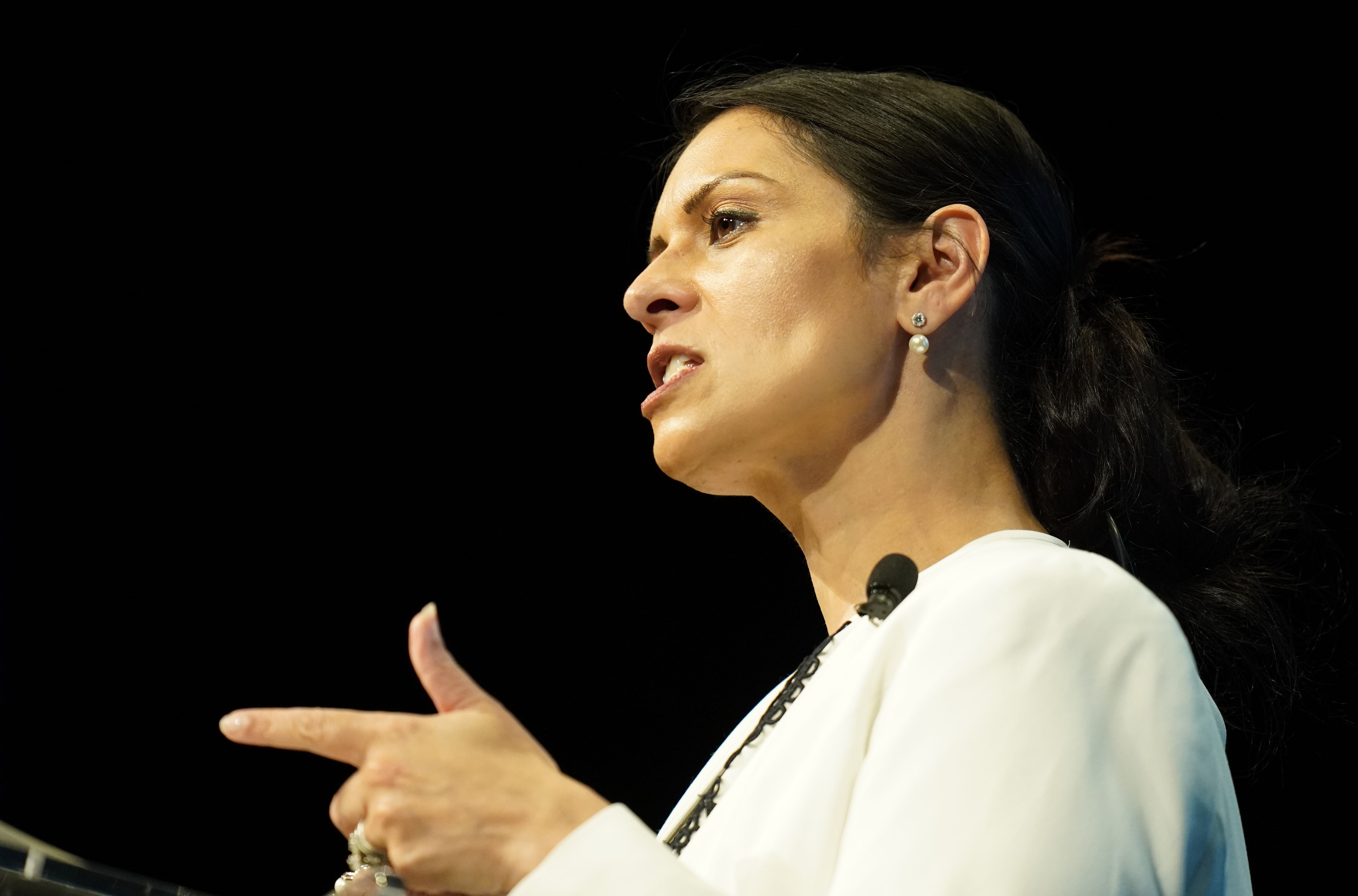 Home Secretary Priti Patel said ‘the public deserve to know that their local police force will be at the end of the phone’ (Danny Lawson/PA)