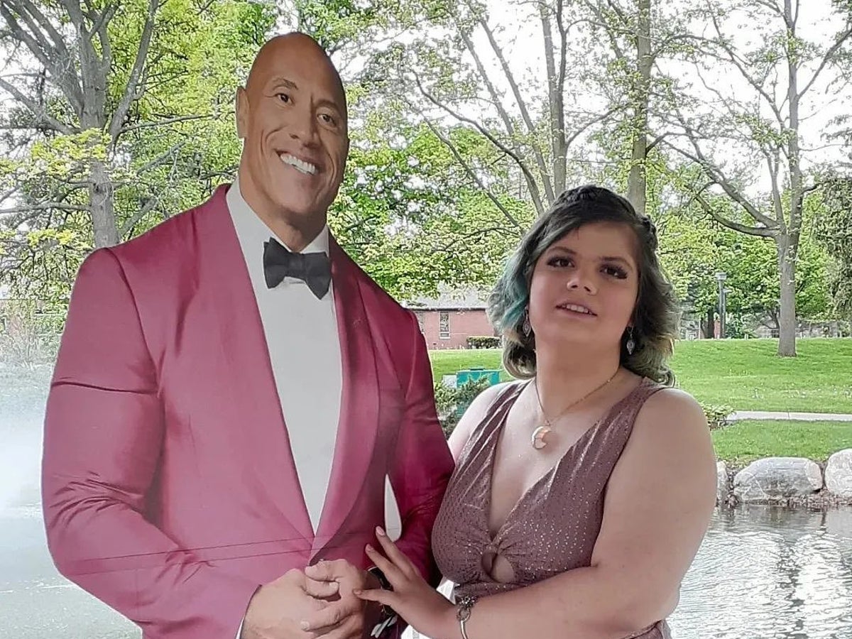 ‘Absolutely my honour’: Dwayne Johnson responds to fan who took his cardboard cutout to prom
