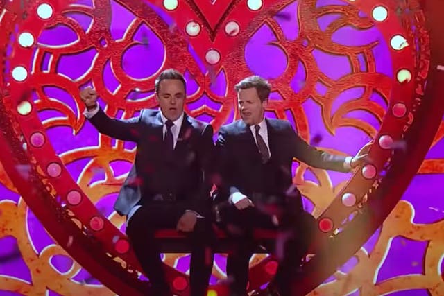 <p>Ant and Dec on ‘Britain’s Got Talent'</p>