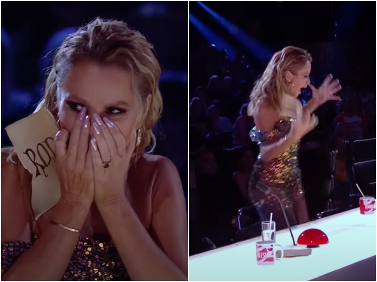 Amanda Holden runs from BGT judging panel in fear after live rat appears