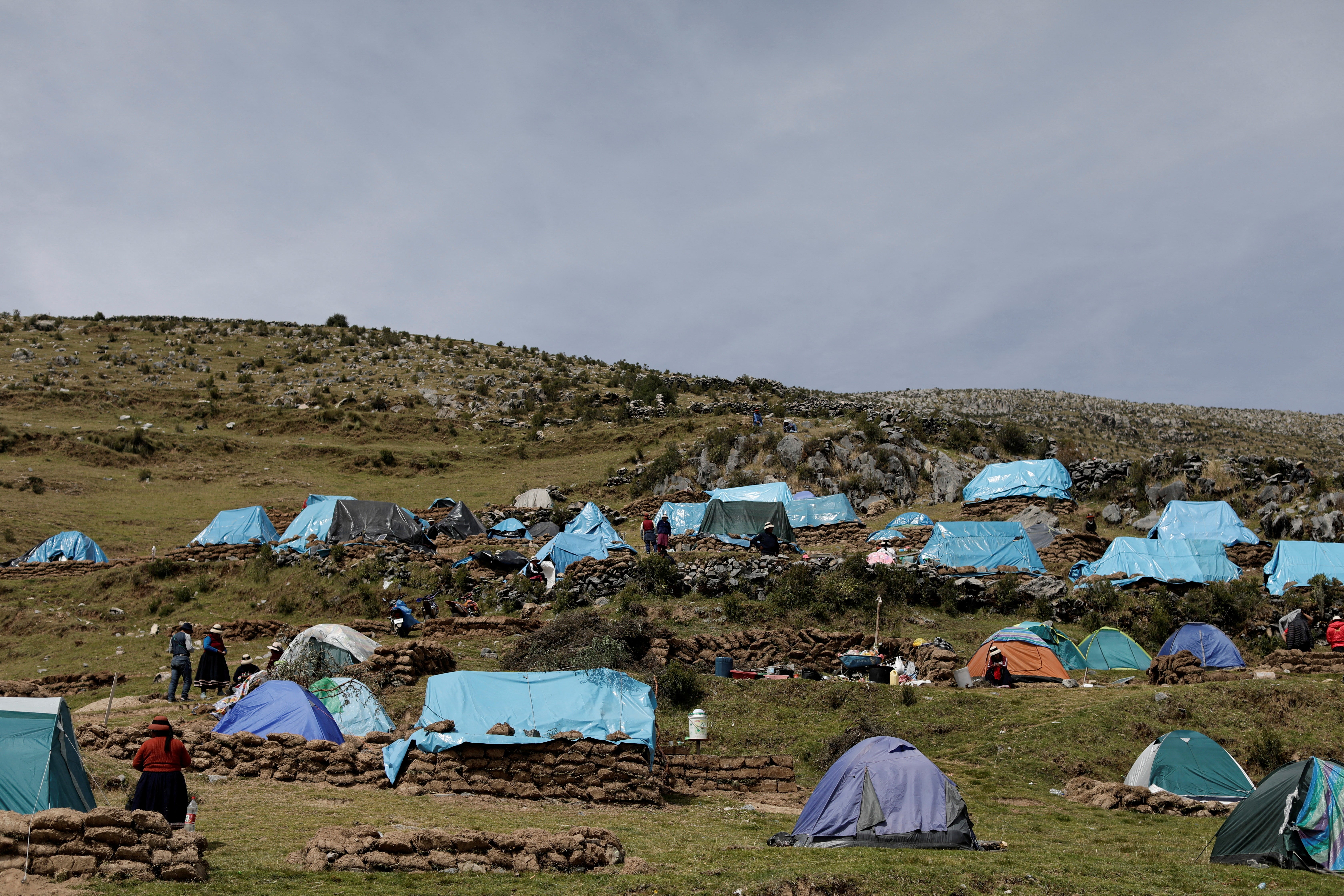 Members of the Apurimac community have been occupying the Las Bambas mine for 47 days