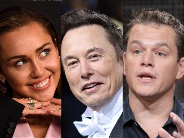 <p>Miley Cyrus, Elon Musk and Matt Damon have all appeared in the Marvel Cinematic Universe</p>