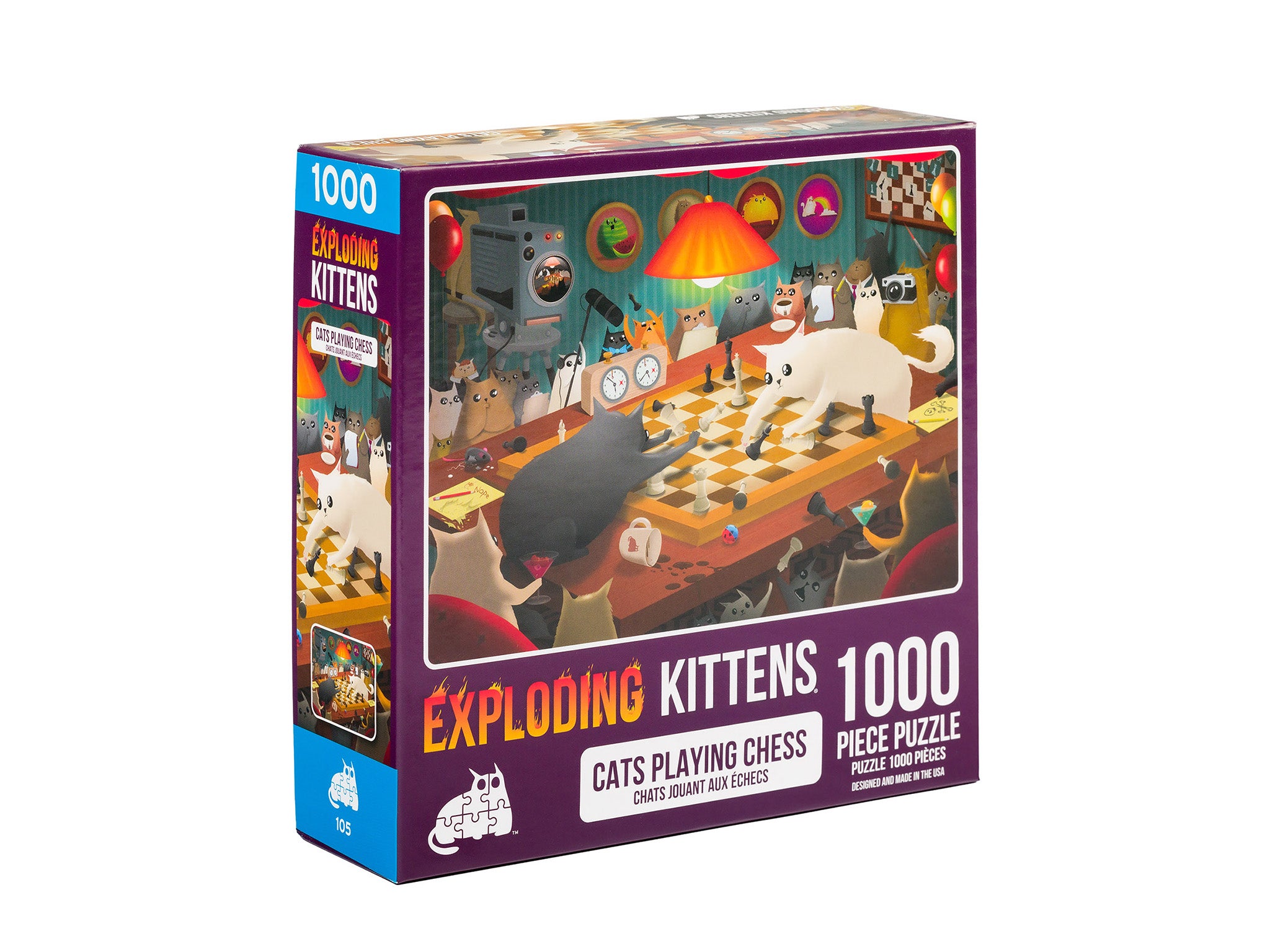 Exploding Kittens’ cats playing chess, 1000 pcs indybest.jpg