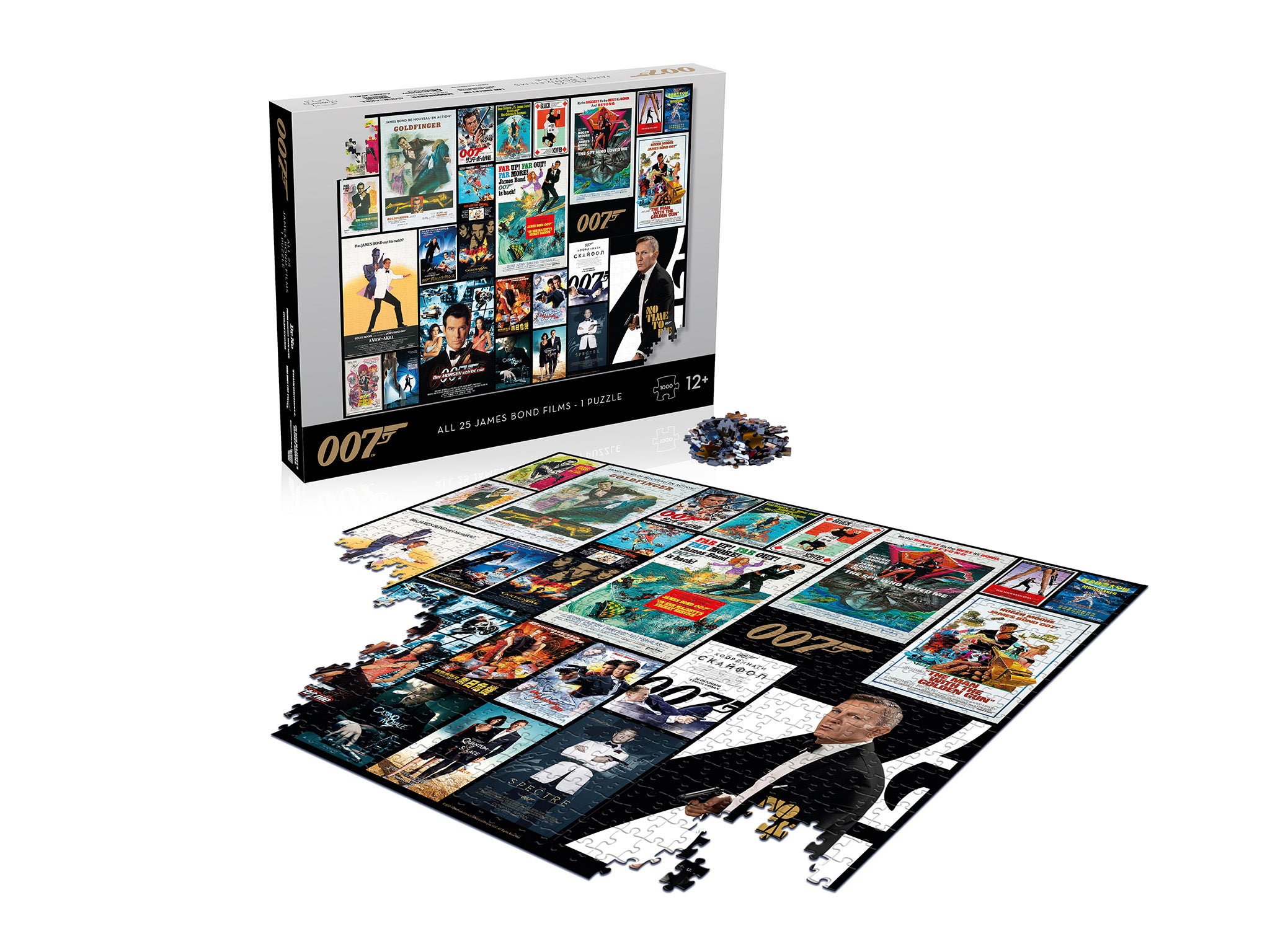 Winning Moves James Bond movie poster 1000 piece jigsaw puzzle indybest.jpg