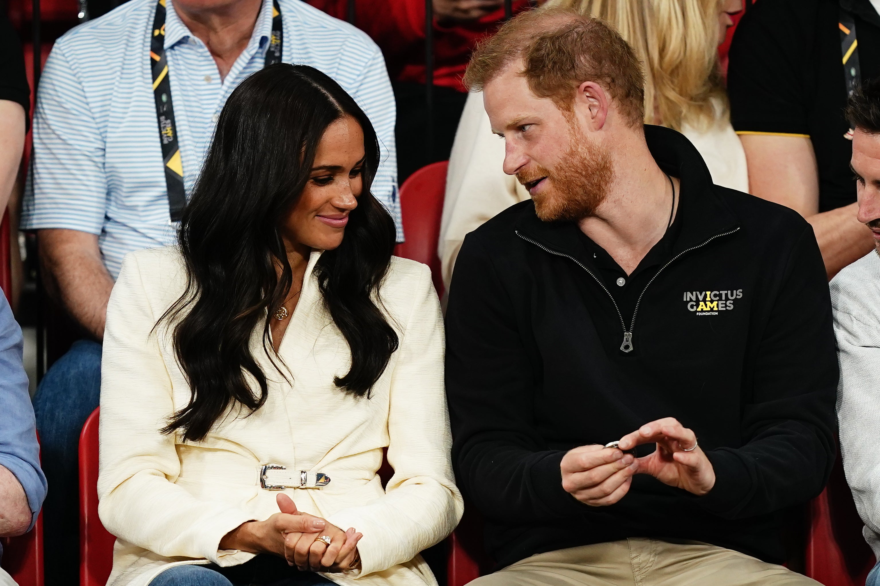 The Duke and Duchess of Sussex attending the Invictus Games (Aaron Chown/PA)