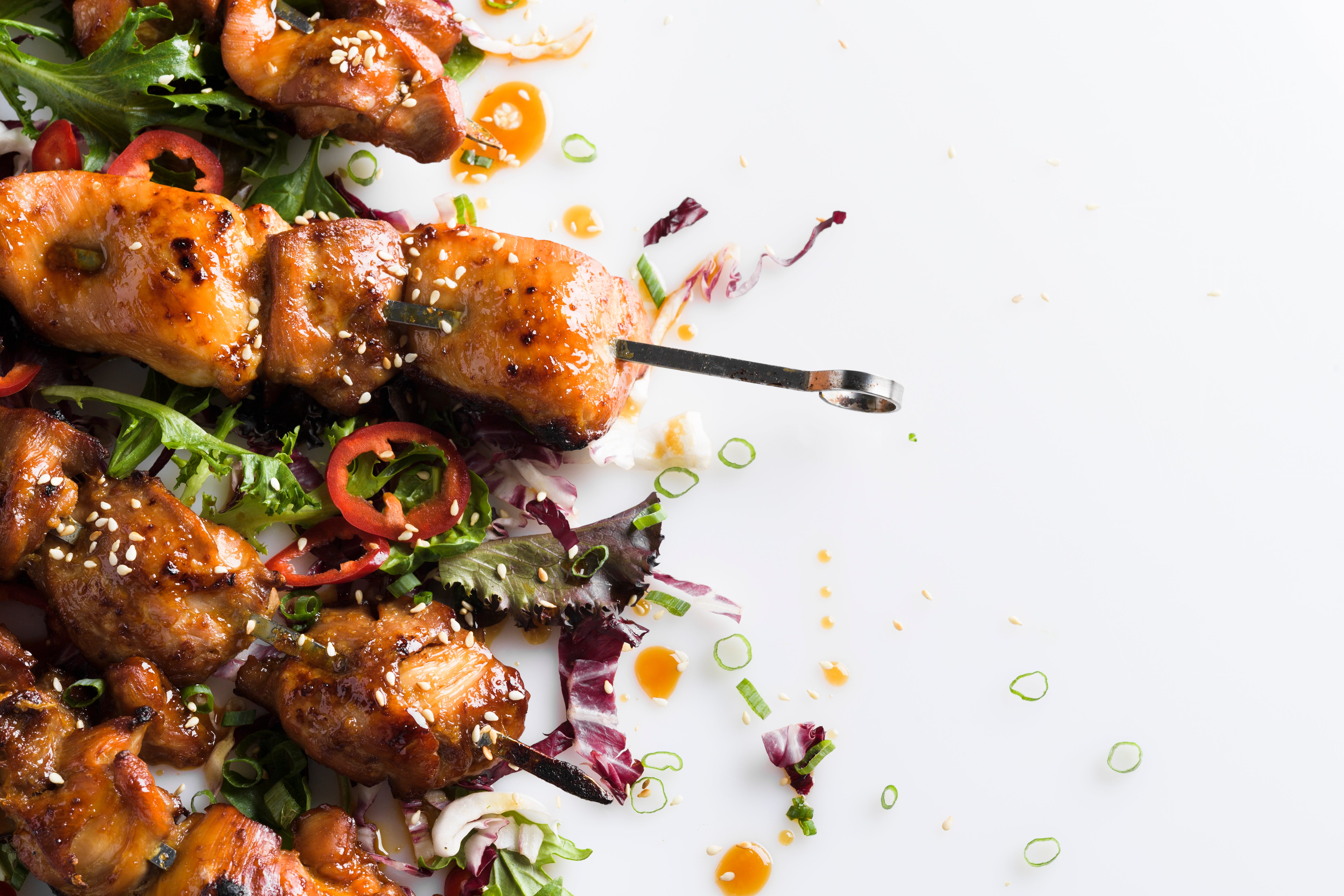 Food-MilkStreet-Maple and Soy-Glazed Chicken Skewers