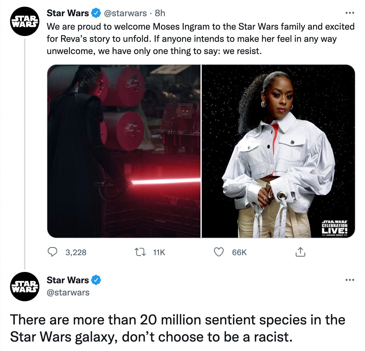 Star Wars Actress Moses Ingram Addresses Racism from Fans