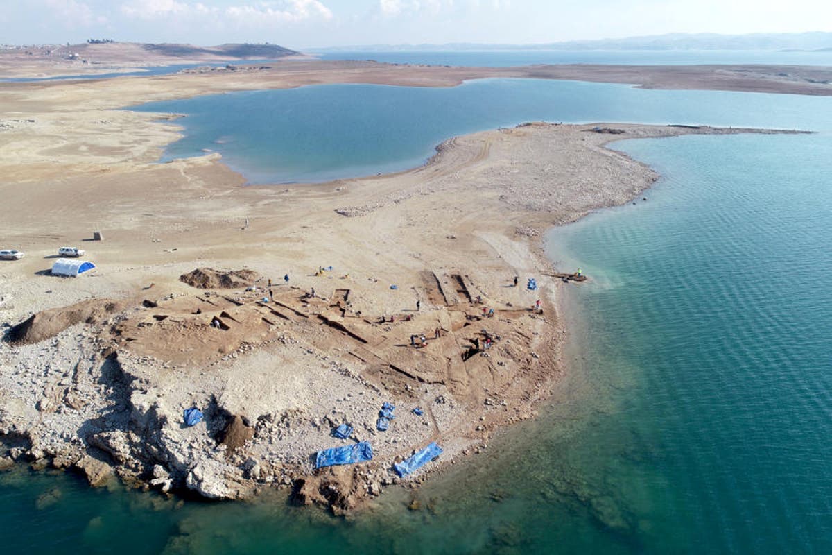 Susza odsłania ruiny 3400-letniego miasta na dnie zbiornika