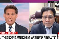 George W Bush’s attorney general signals support for banning AR-15 ‘killing machines’