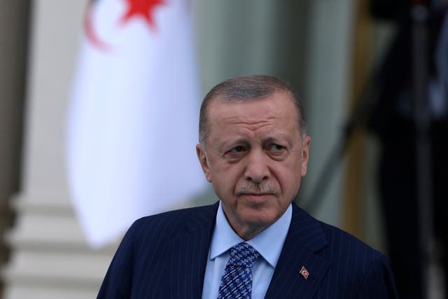 <p>Turkey’s president Recep Tayyip Erdogan</p>