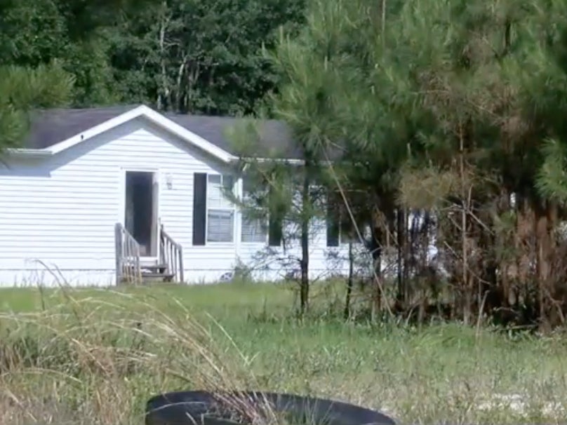 The scene of the shooting on Saturday in South Carolina