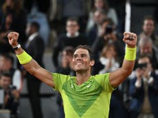 French Open 2022 LIVE result: Djokovic vs Nadal score and updates from quarter-final