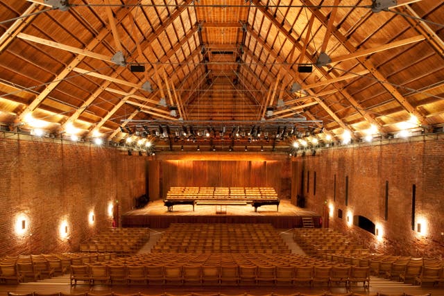 Snape Maltings Concert Hall in Suffolk (Historic England Archive/PA)