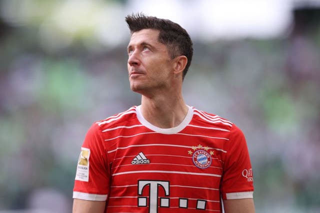 <p>Lewandowski looks set to leave Bayern Munich this summer</p>