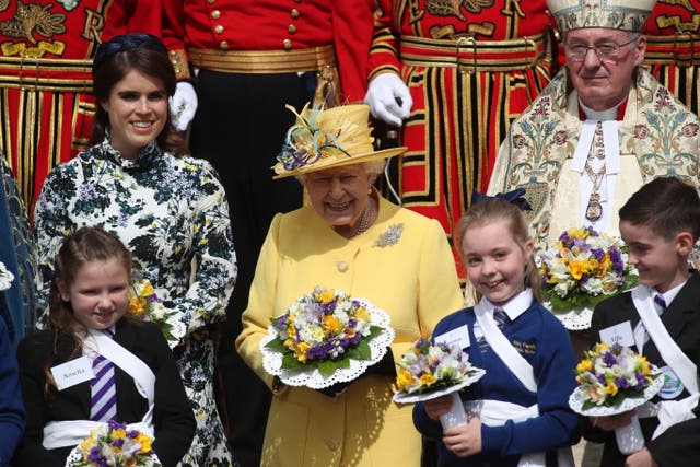 The Queen and Princess Eugenie (Steve Parsons/PA)