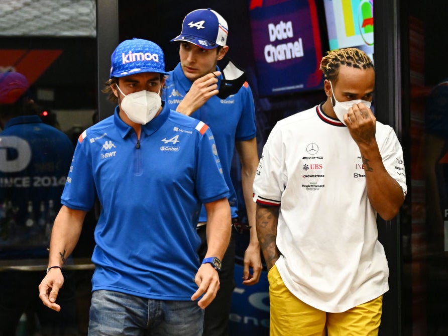 Alonso and Hamilton fought for seventh place at the Monaco Grand Prix